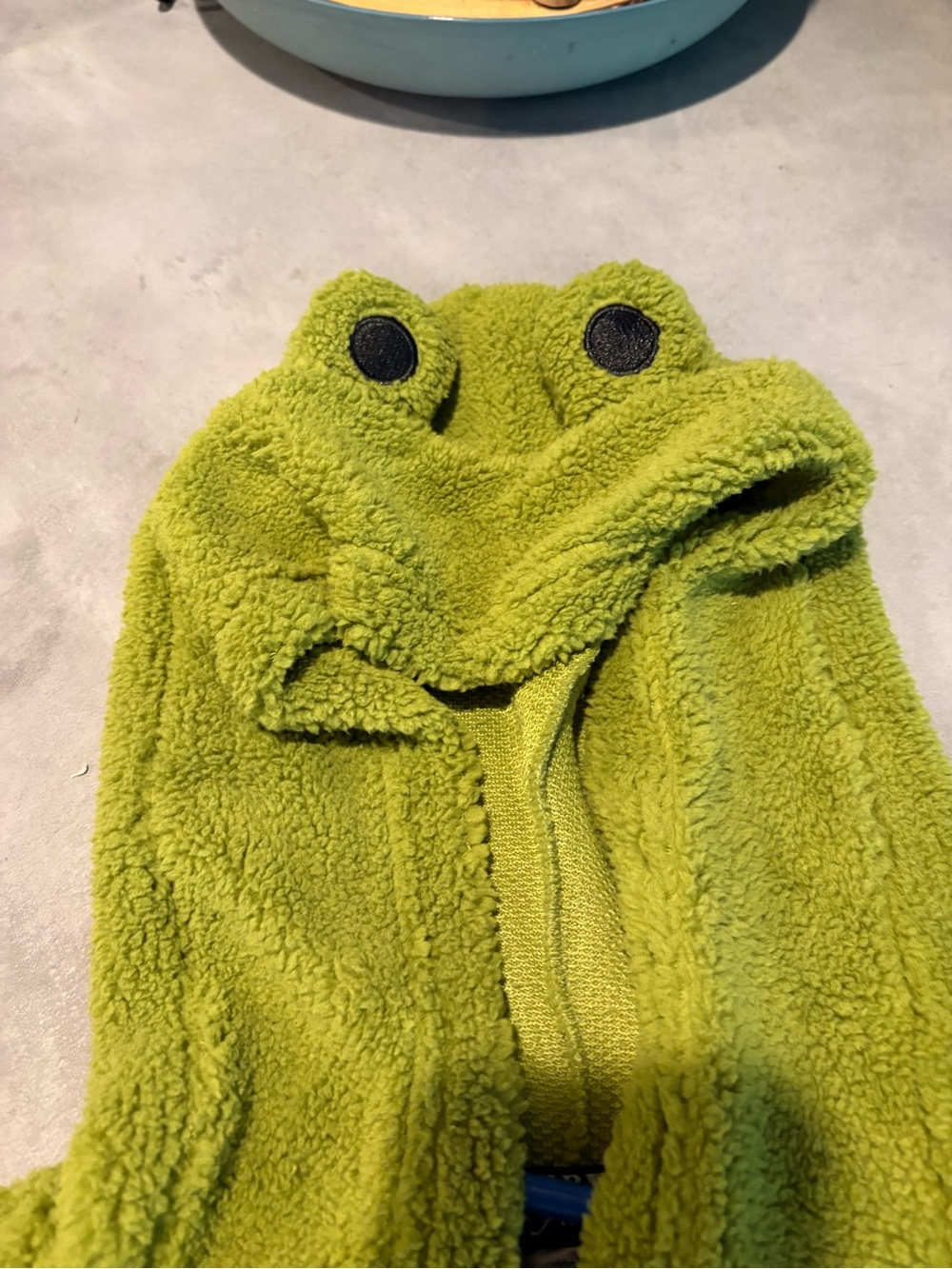 Thorn & Fable Hot Topic Fleece Frog Zip Up SM